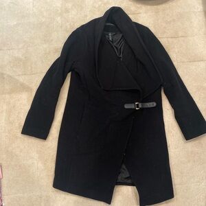 Lauren by Ralph Lauren black coat